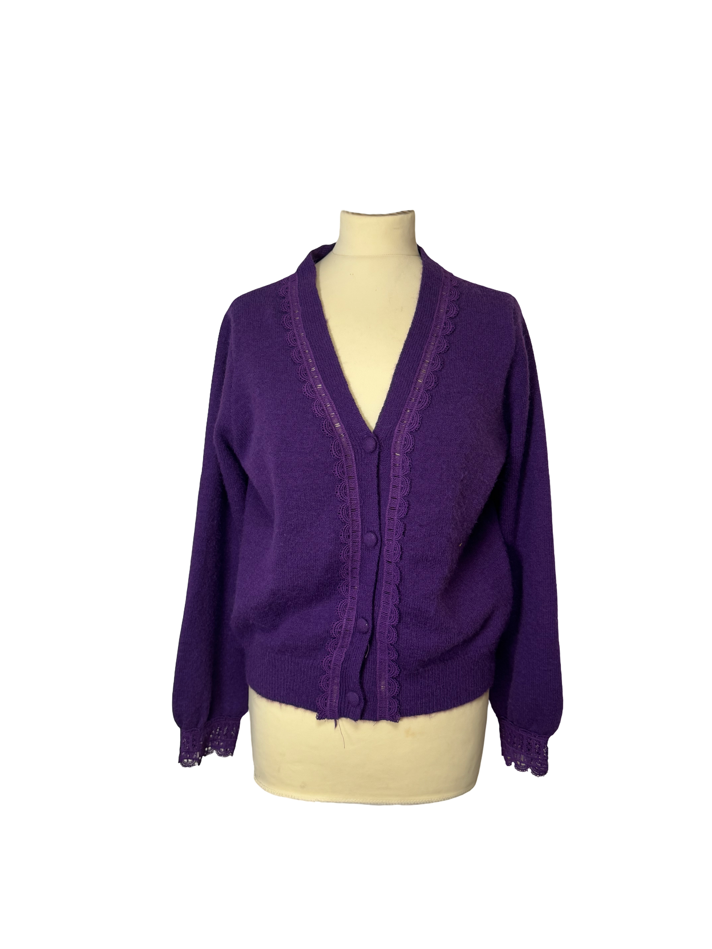 Cardigan violet