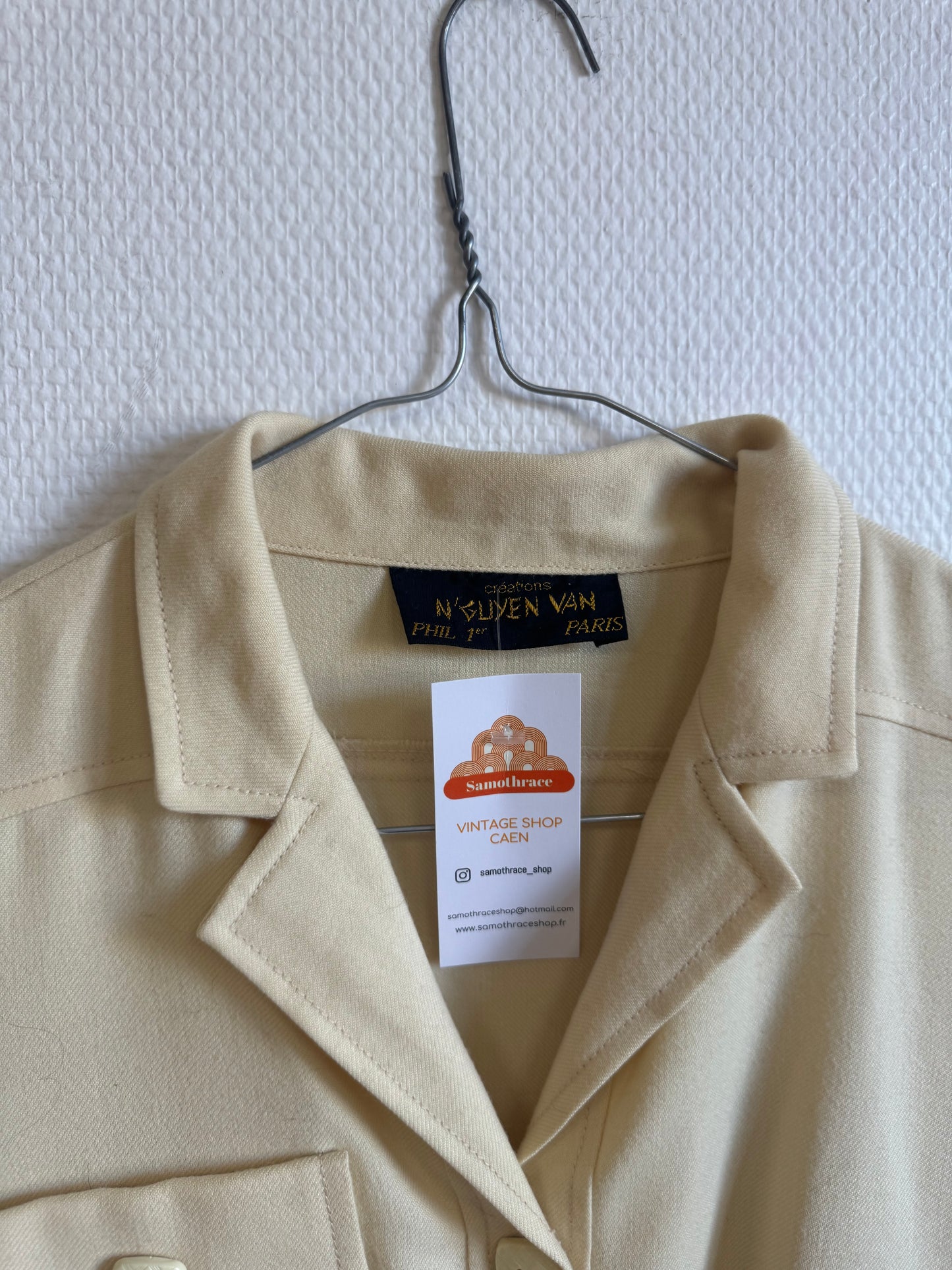 Robe jaune 70s