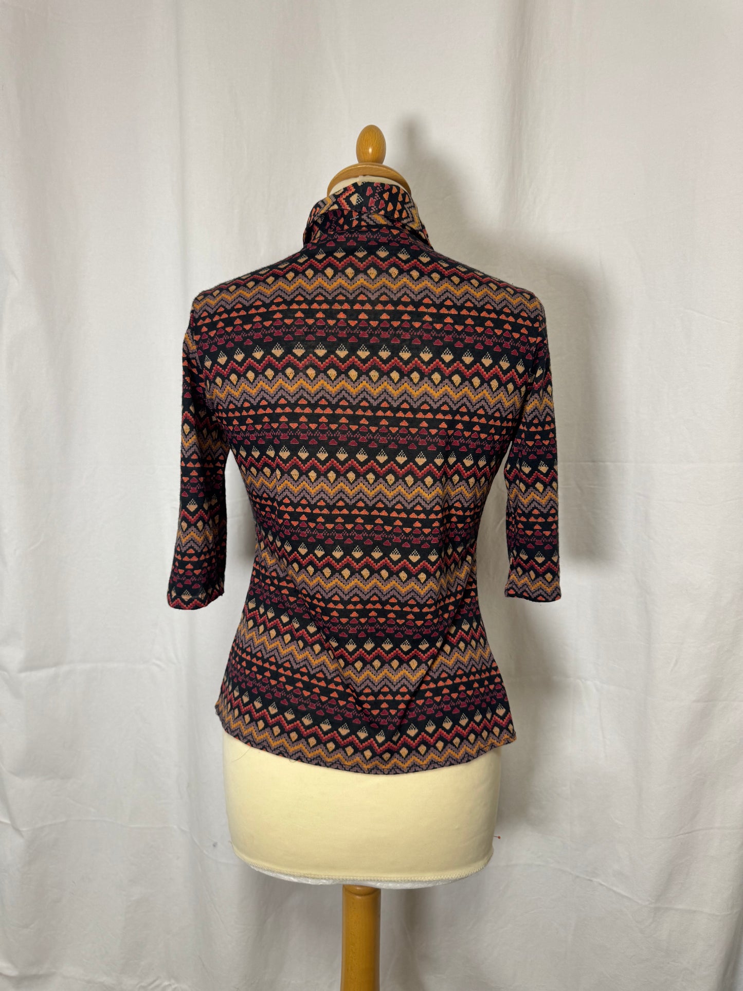 Chemise à motifs 70s