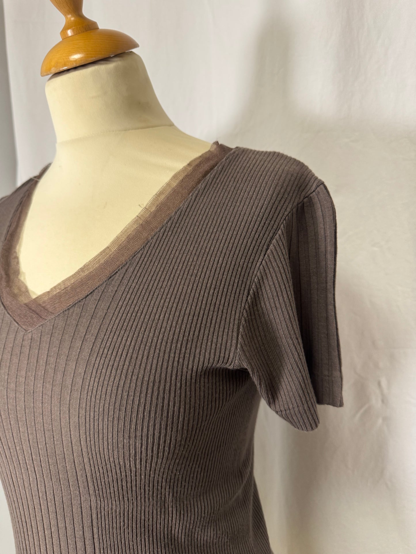 Pull moulant marron