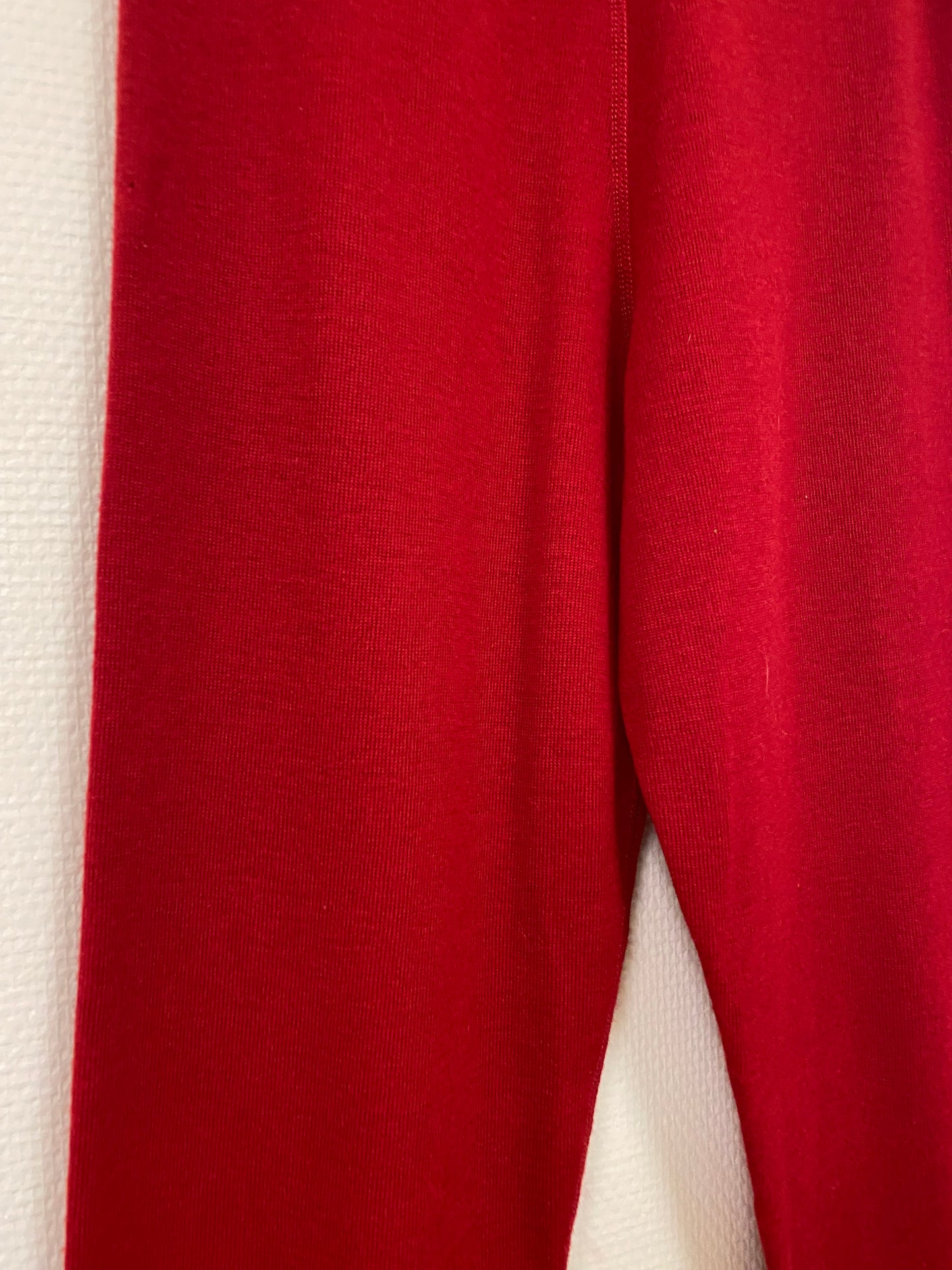 Pantalon en laine rouge