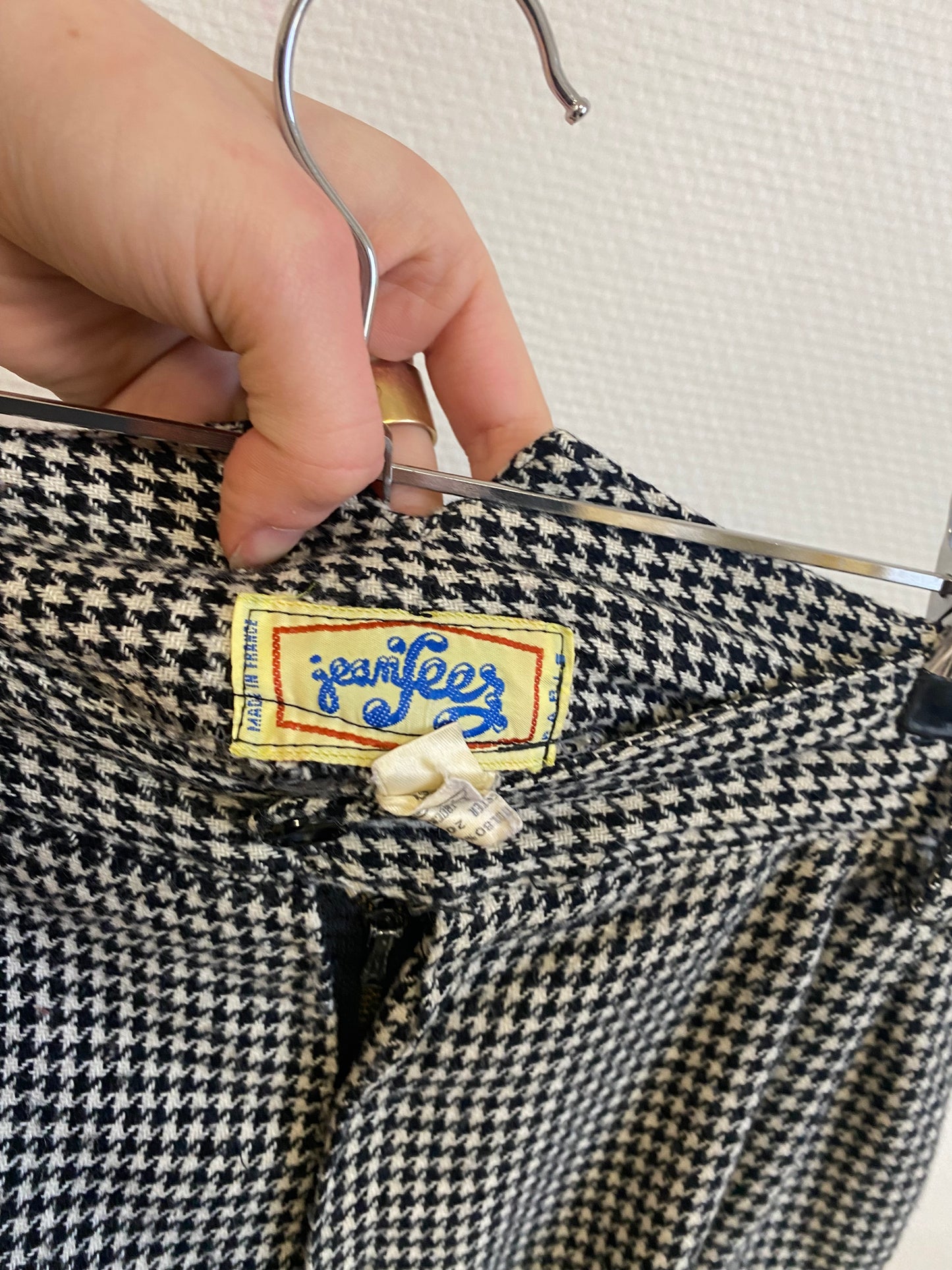 Pantalon pied de poule 80s