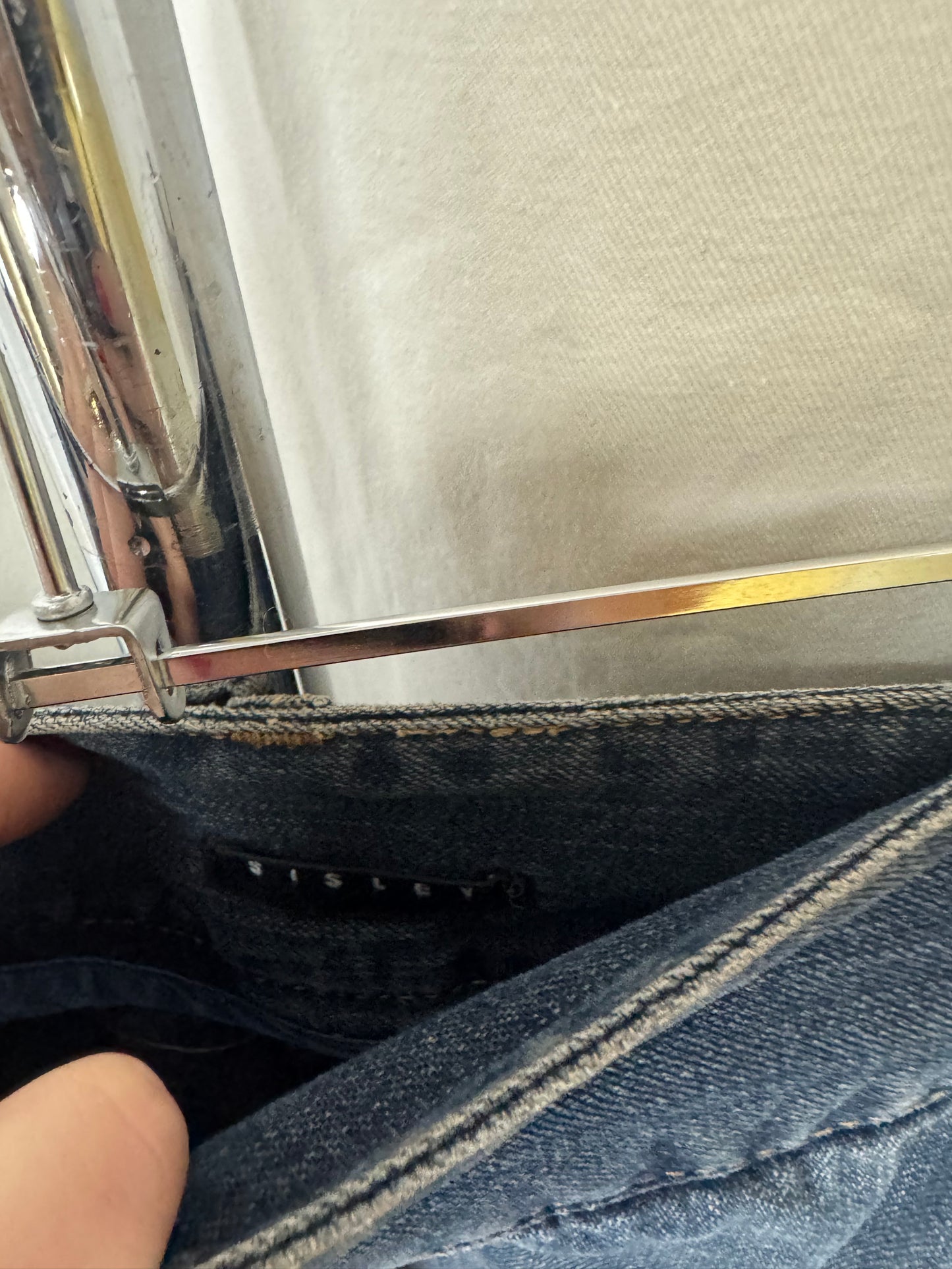 Mini jupes en jeans Sisley