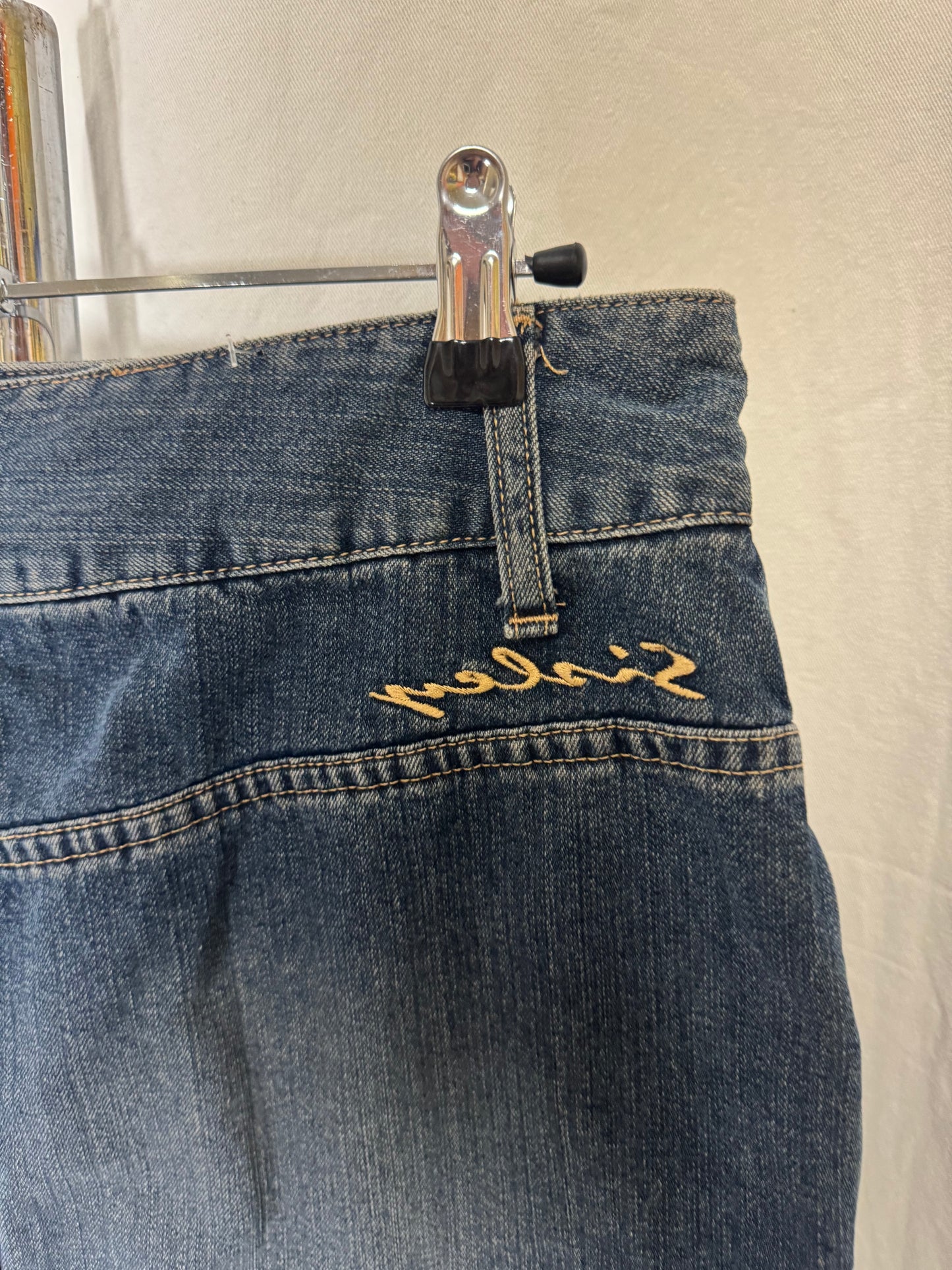 Mini jupes en jeans Sisley