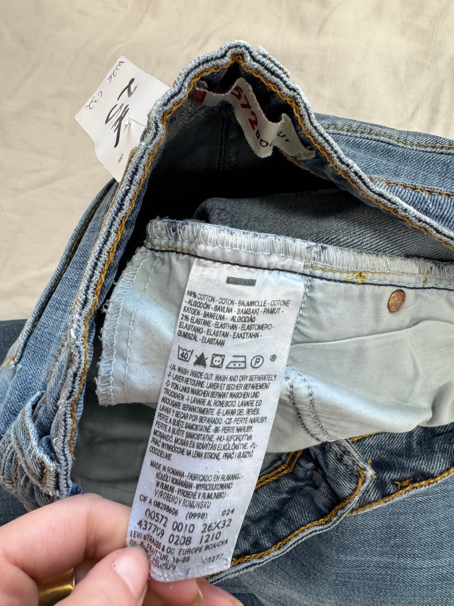 Jean bootcut Levis W26 L32