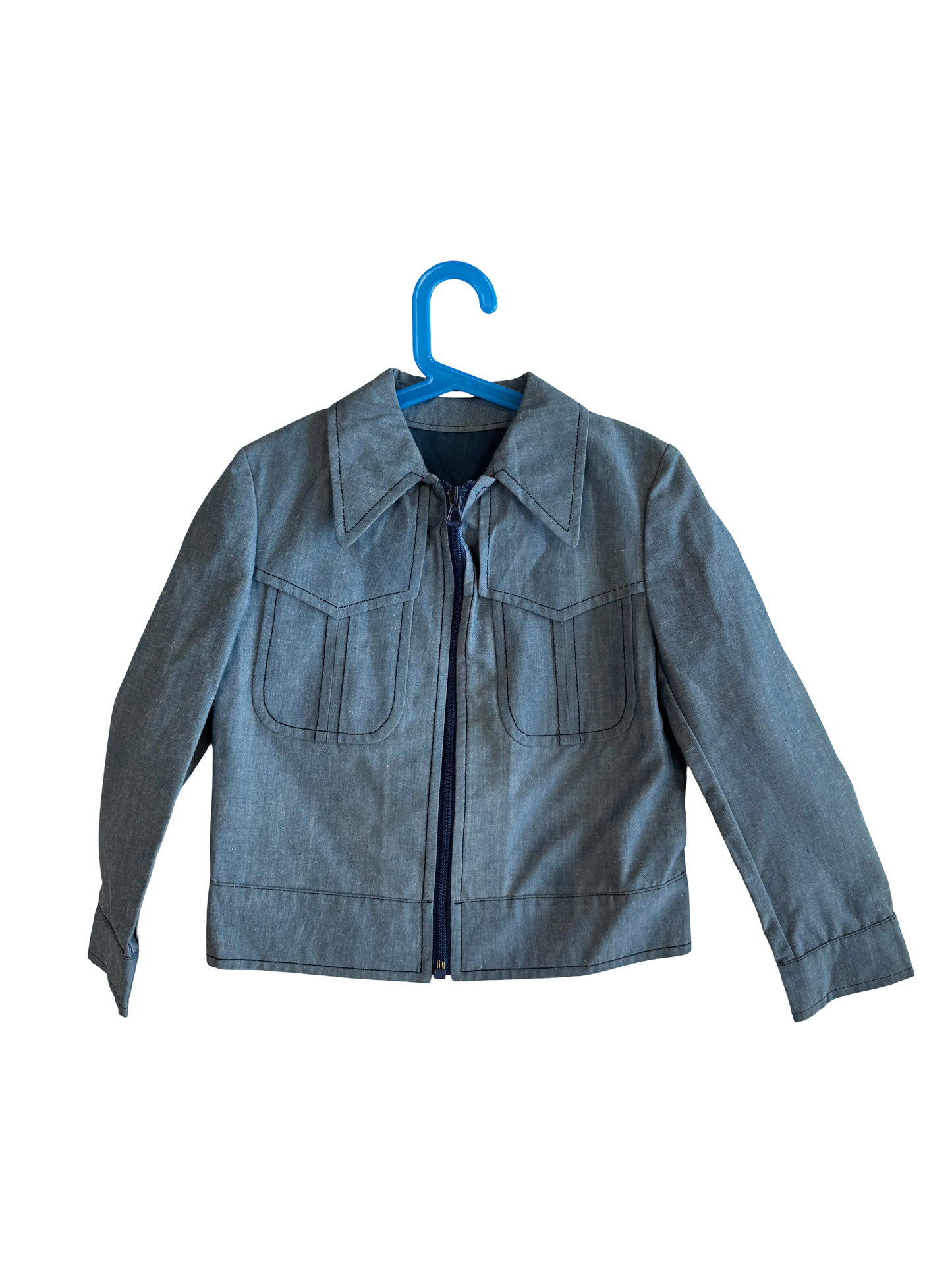 Veste bleu 70s