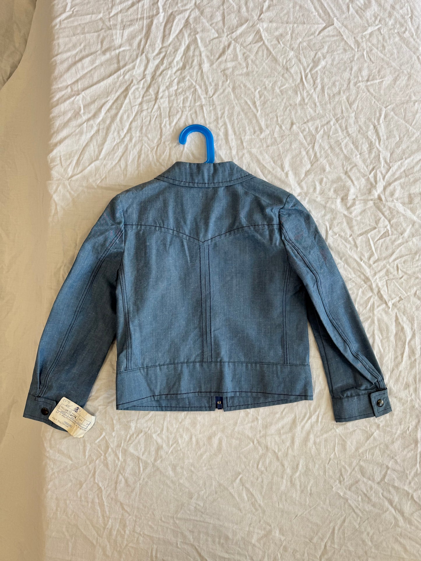 Veste bleu 70s