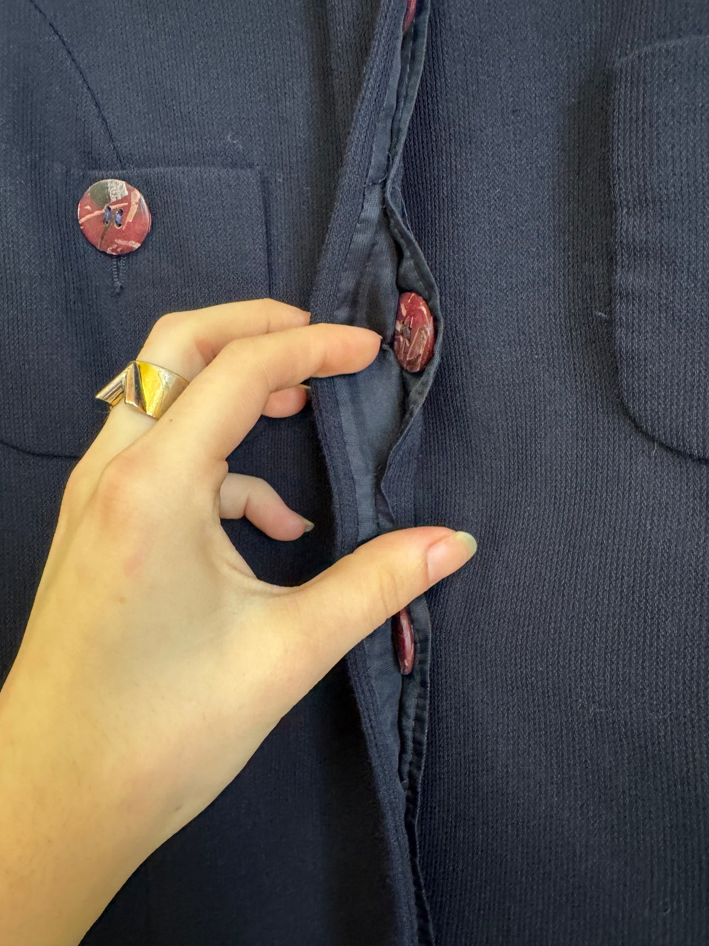 Tailleur bleu marine