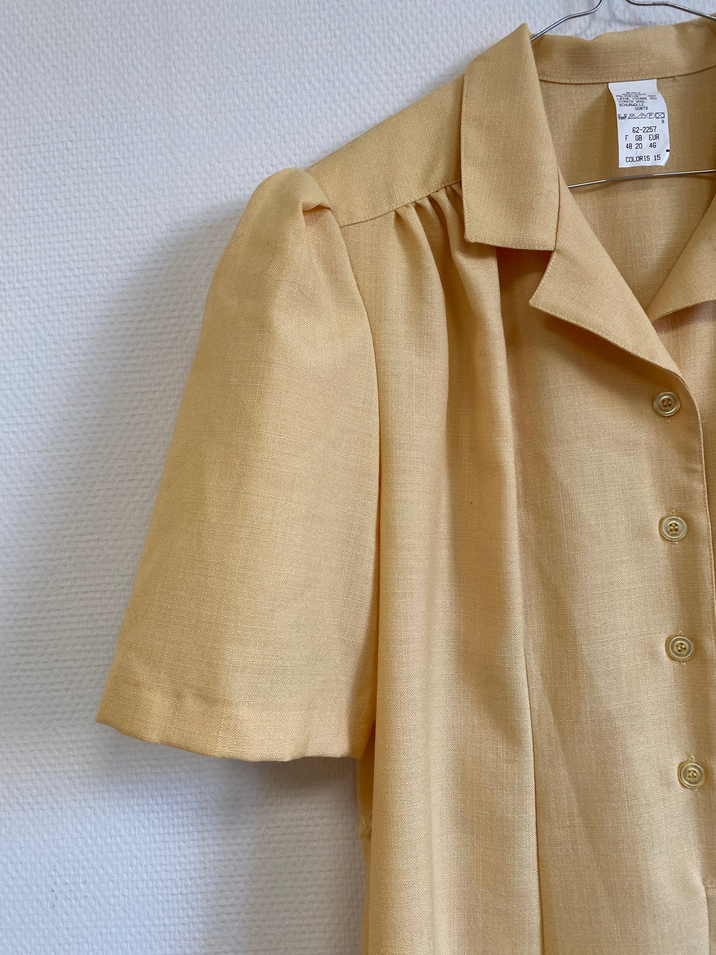 Robe jaune 80s