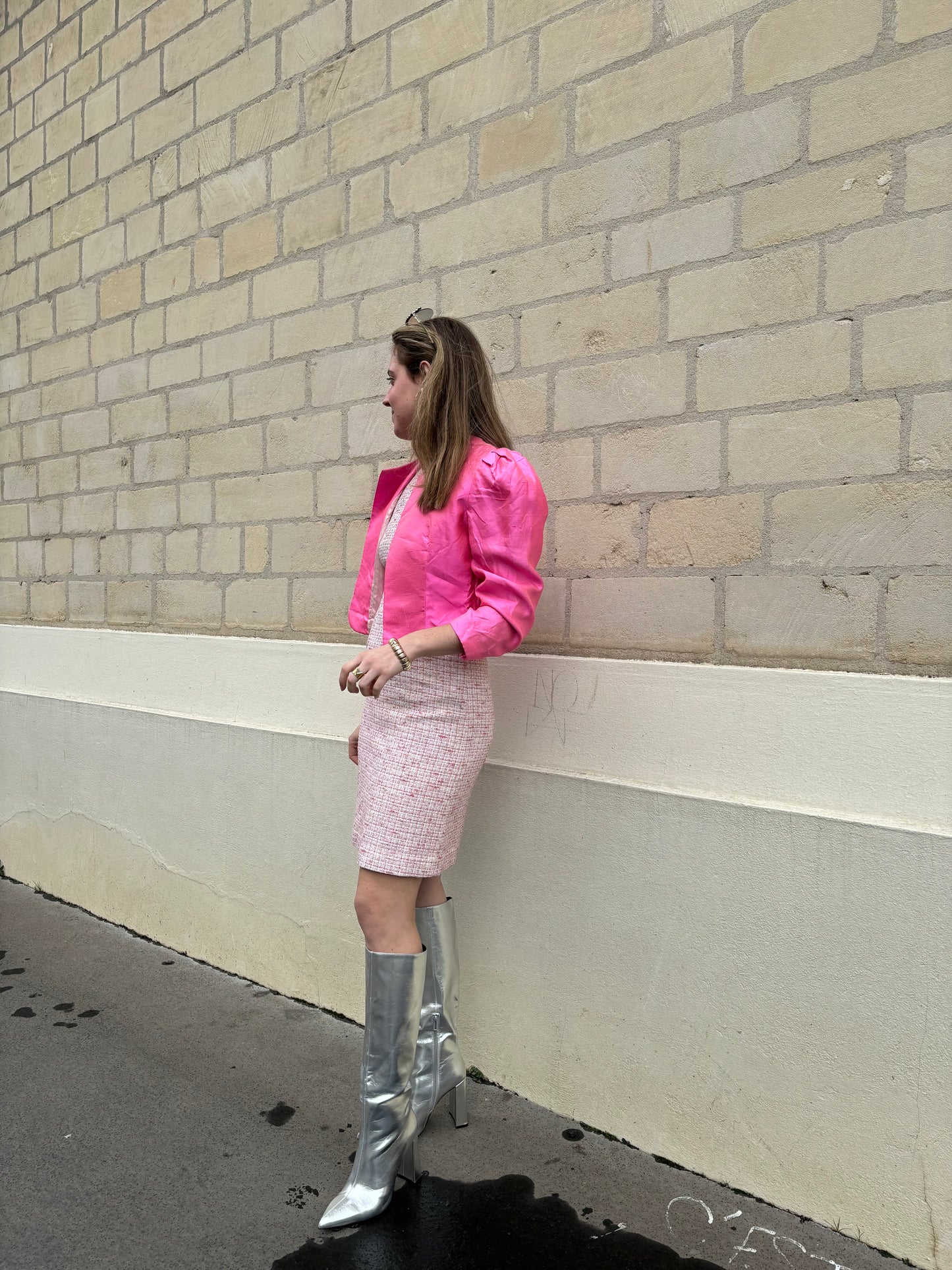 Robe en tweed