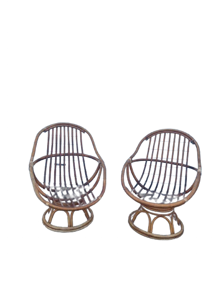 Fauteuils en rotin