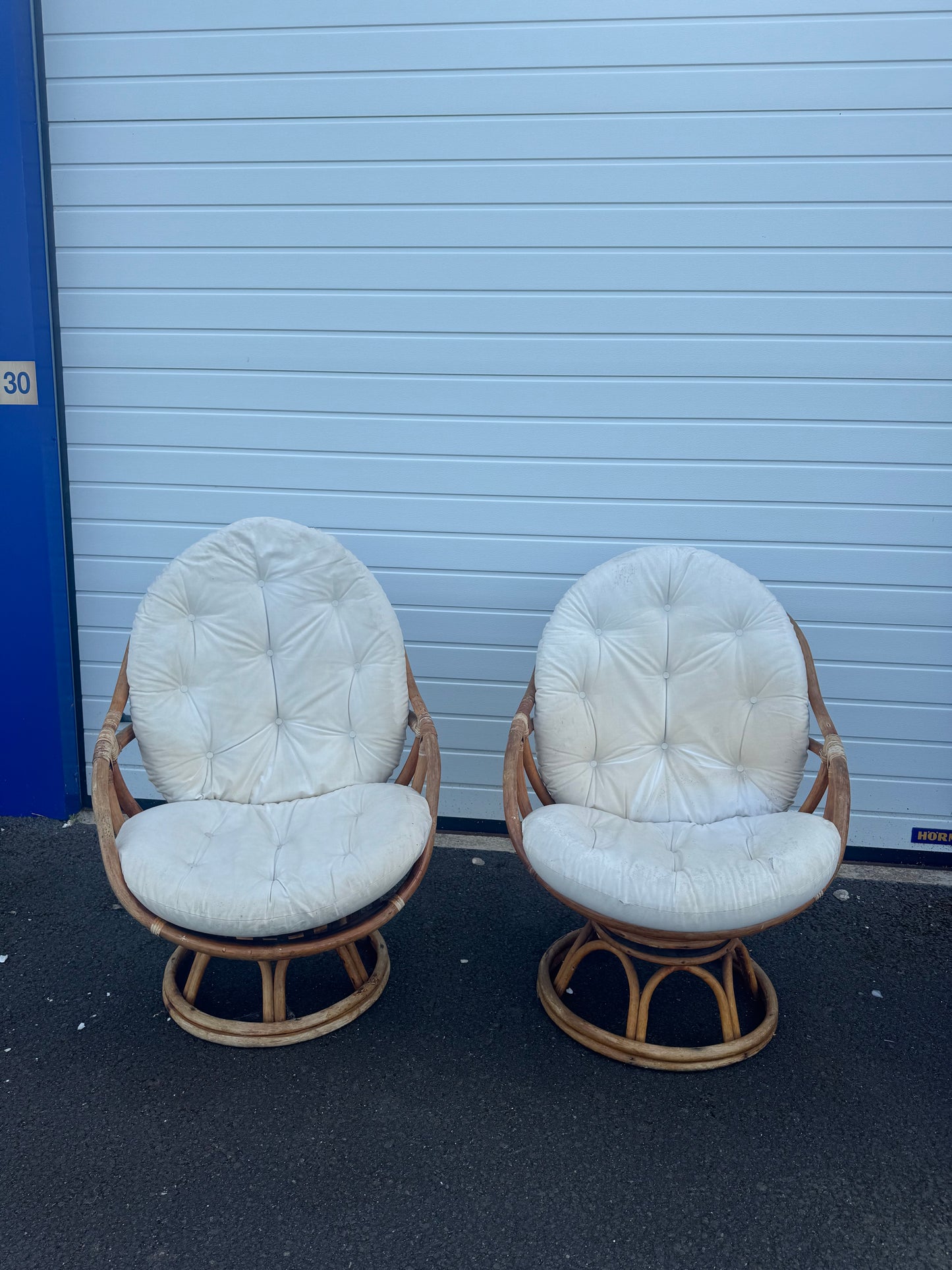 Fauteuils en rotin