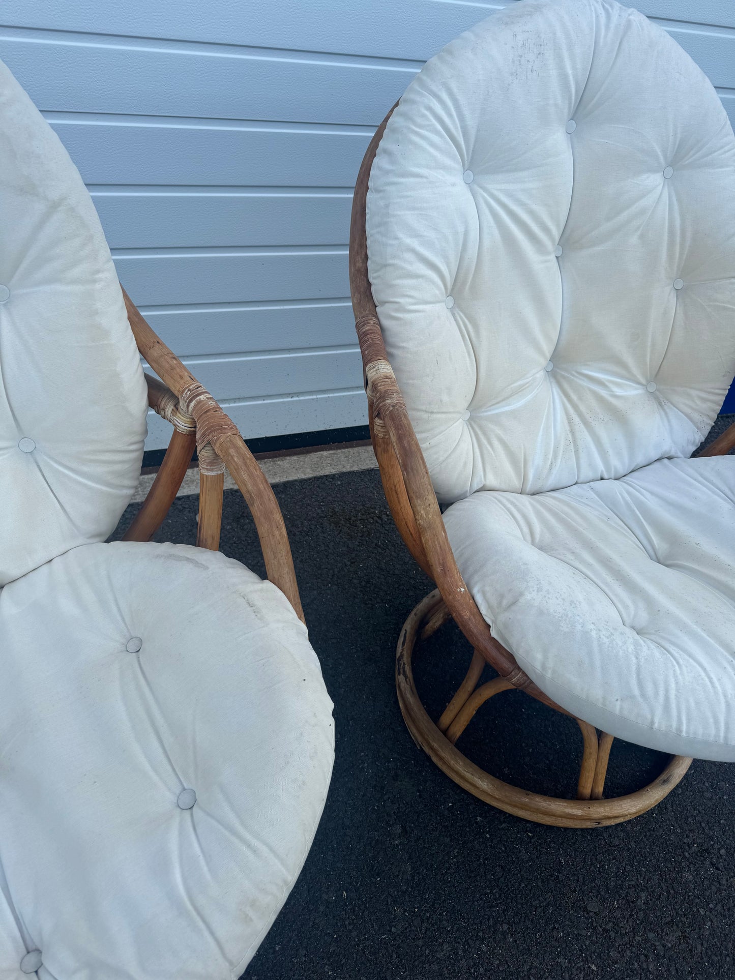 Fauteuils en rotin