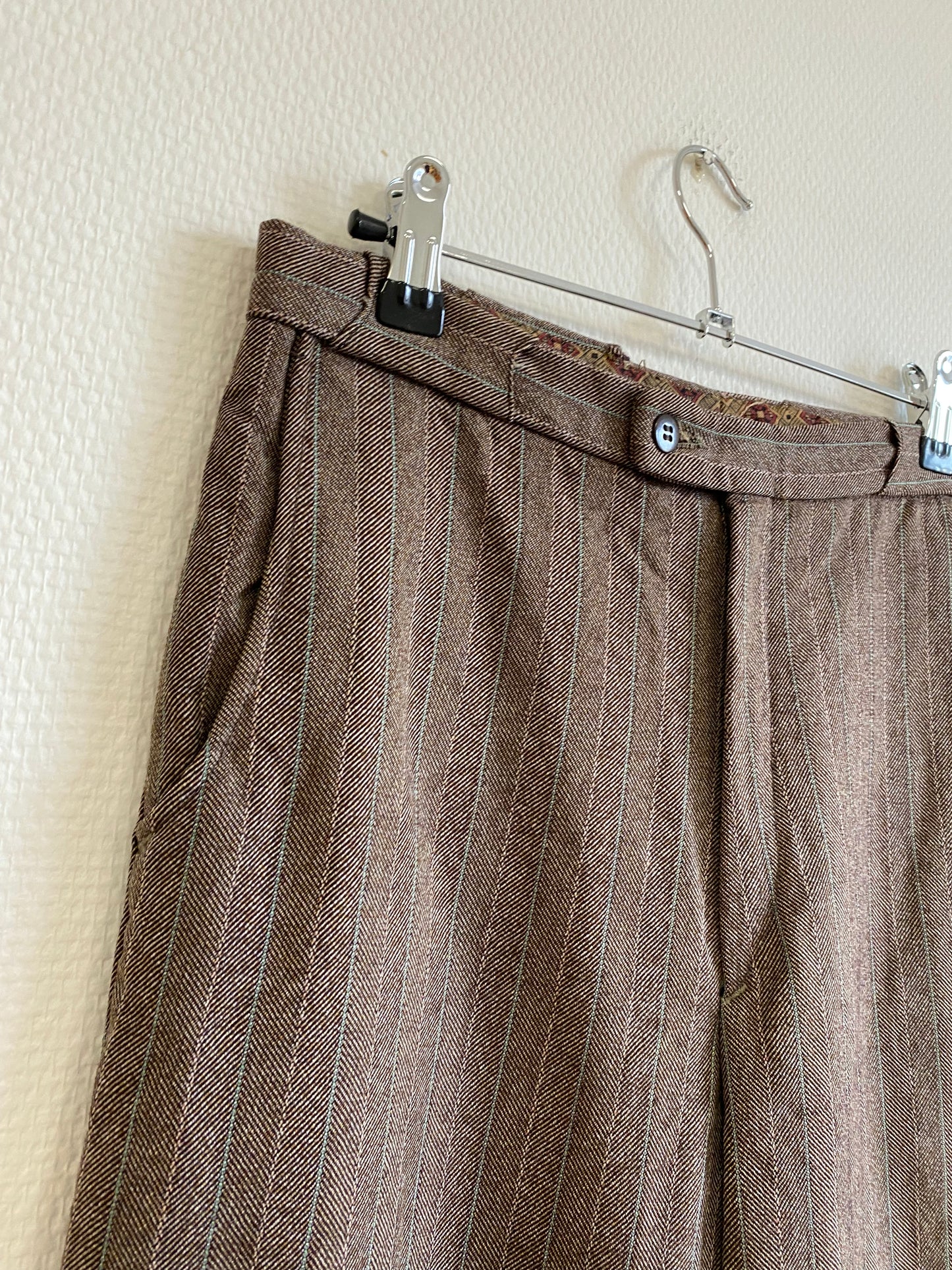 Pantalon à rayure 70s
