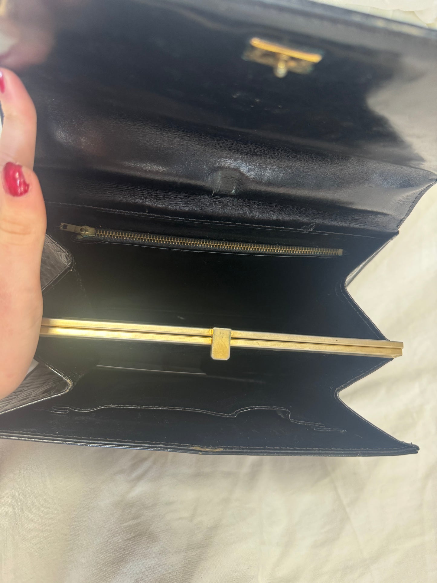 Sac à main vernis