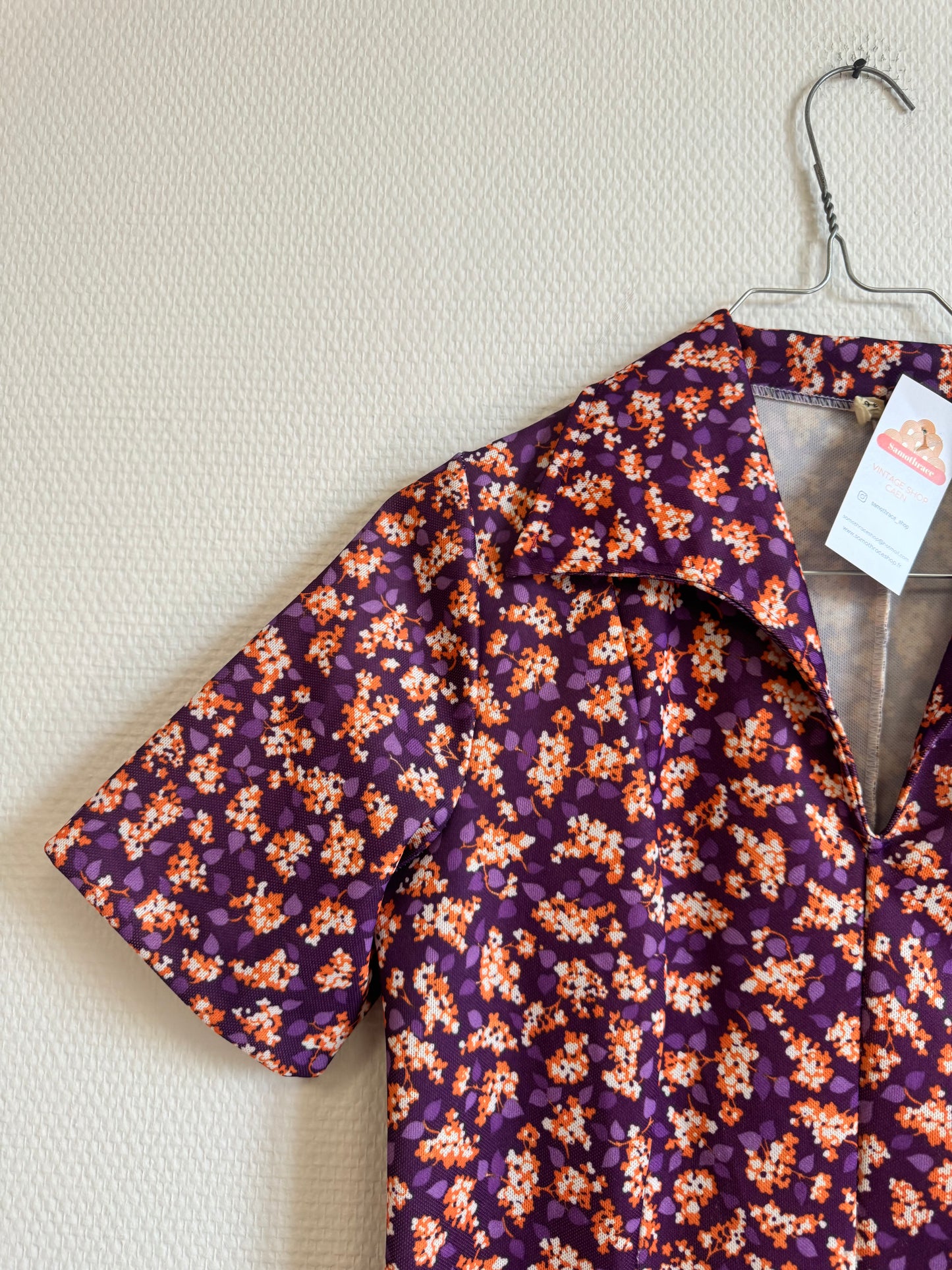 Robe à fleurs 70s