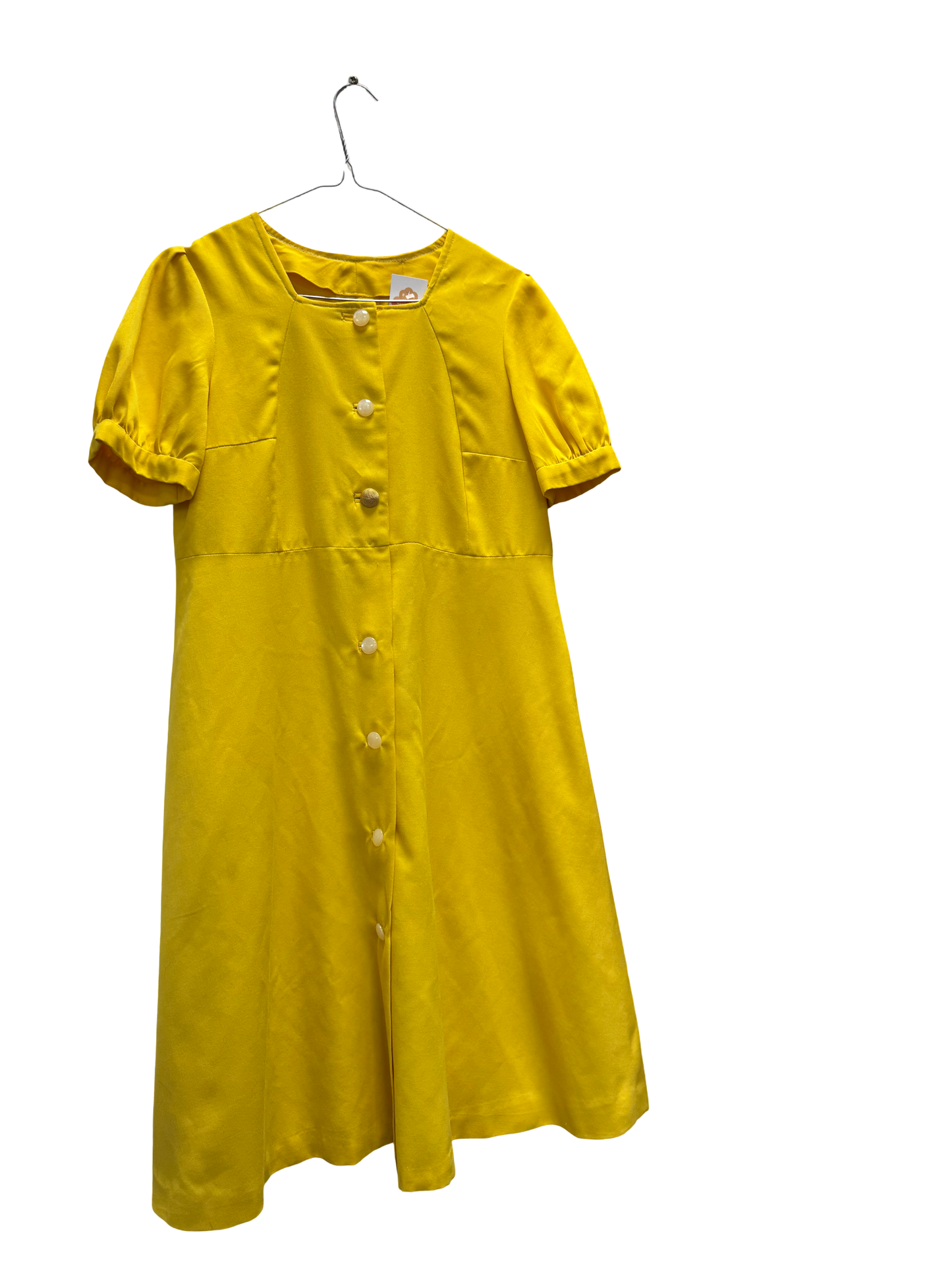 Robe jaune 70s