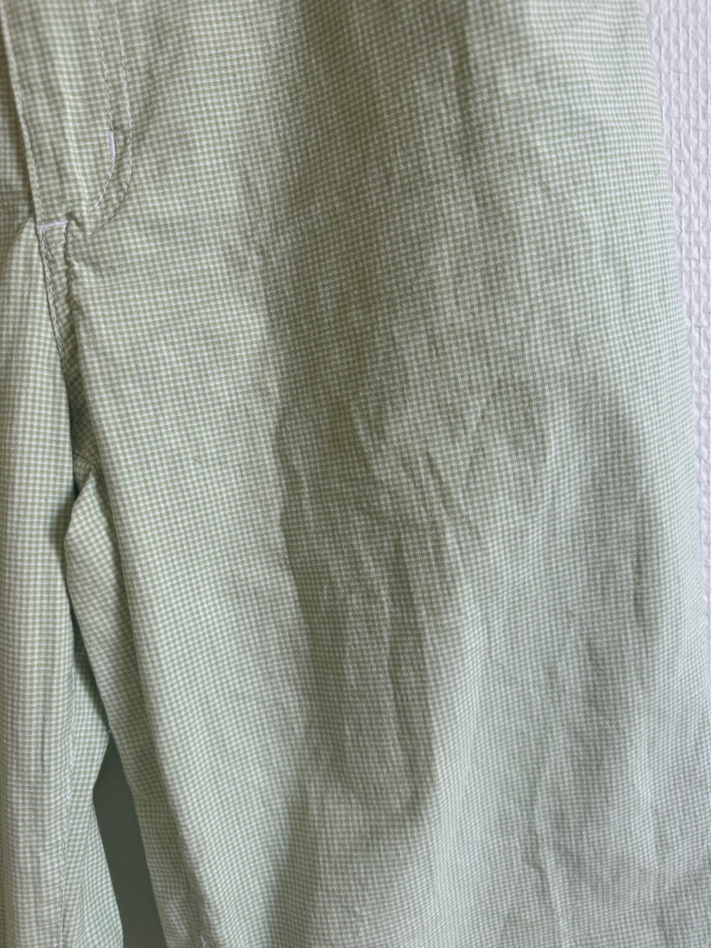 Pantalon vichy vert