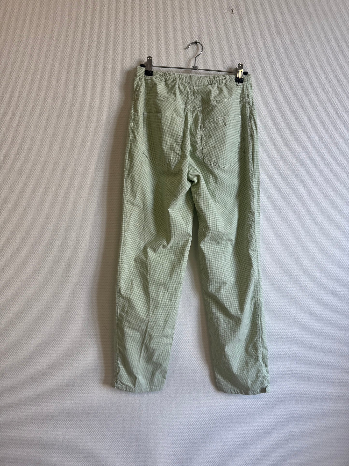 Pantalon vichy vert