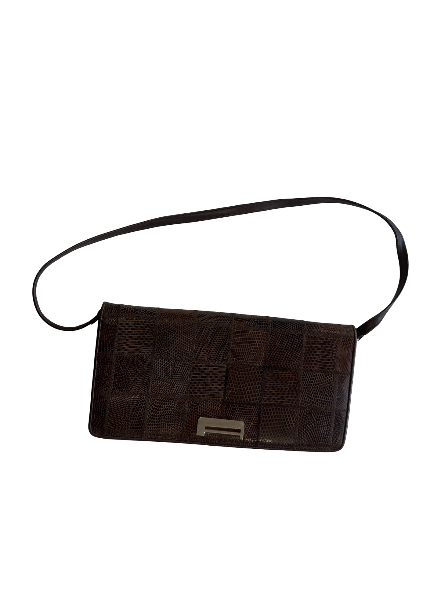 Sac baguette en cuir