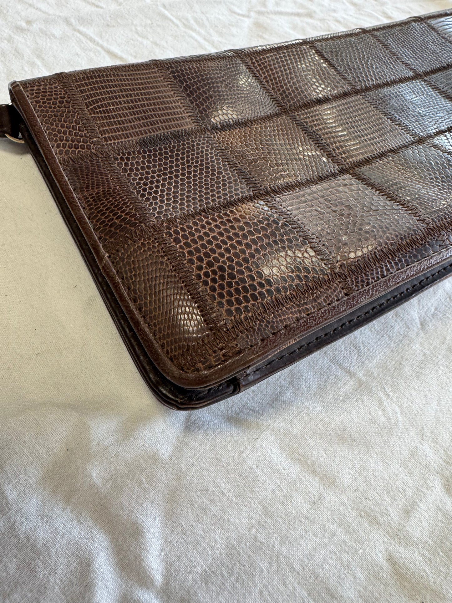 Sac baguette en cuir
