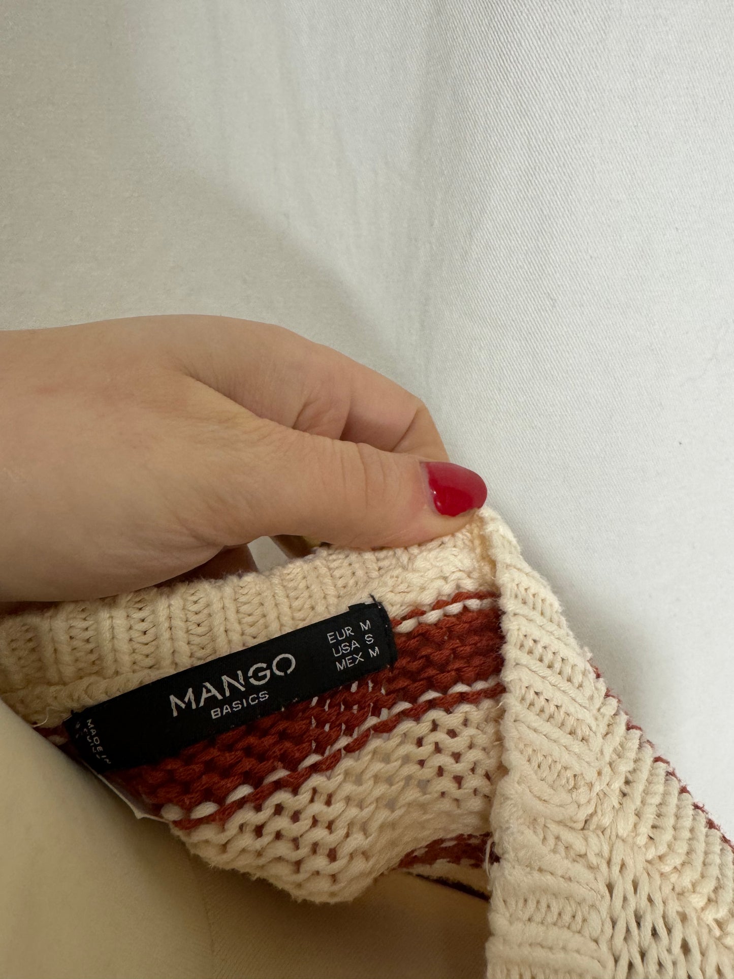 Pull à rayures Mango