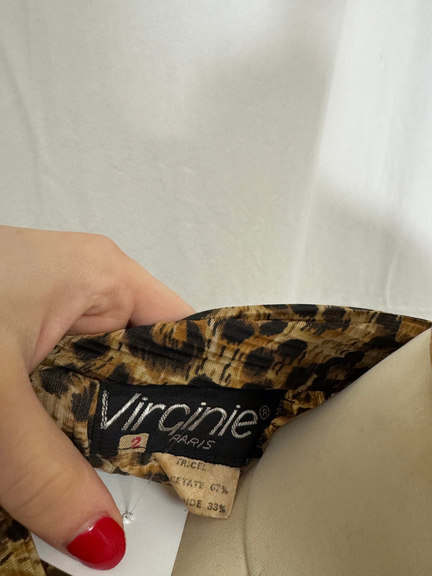 Blouse léopard