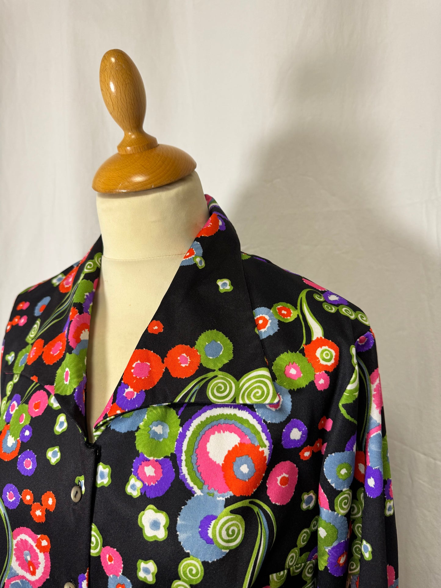 Chemise à motifs 70s