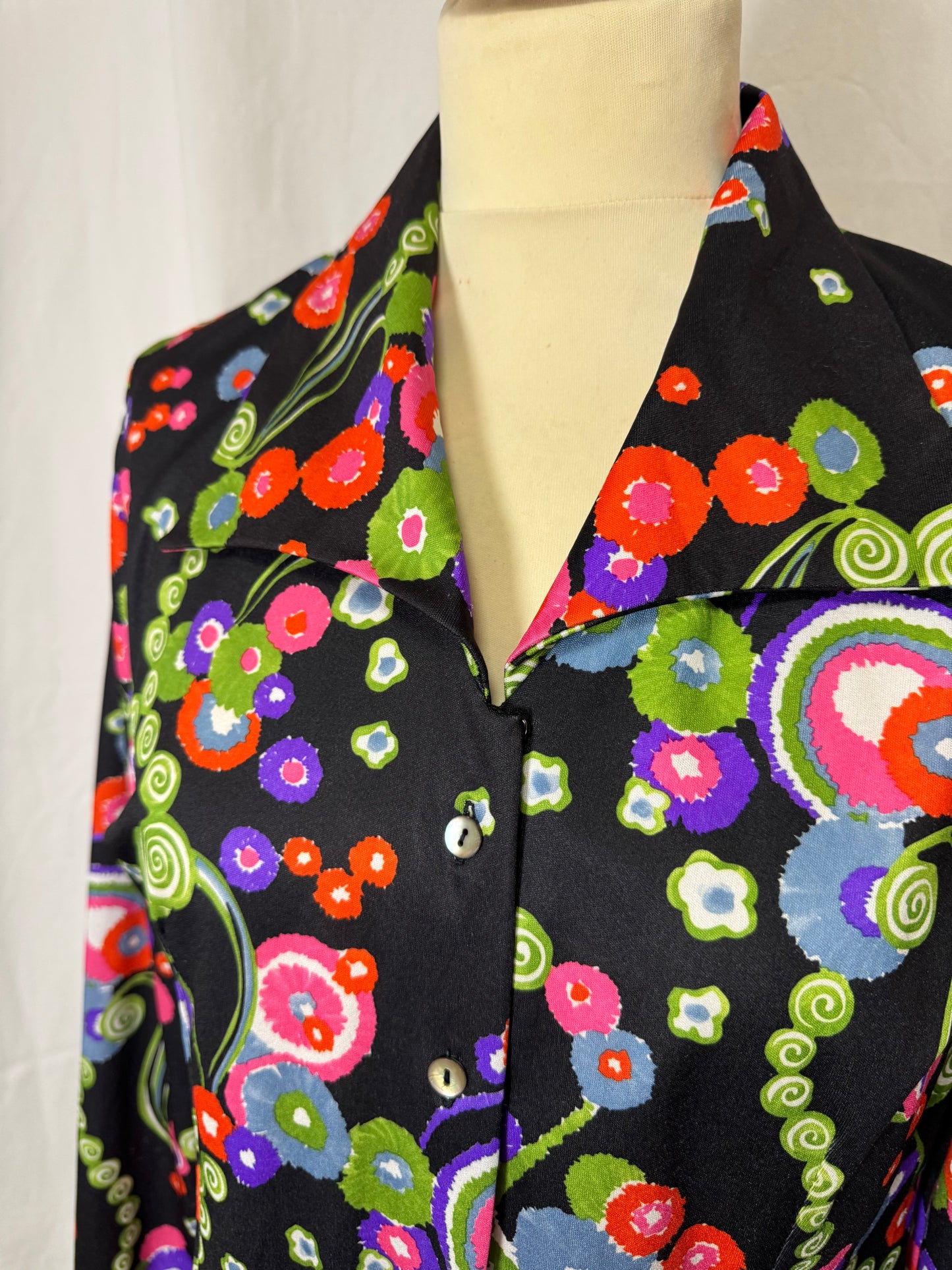Chemise à motifs 70s