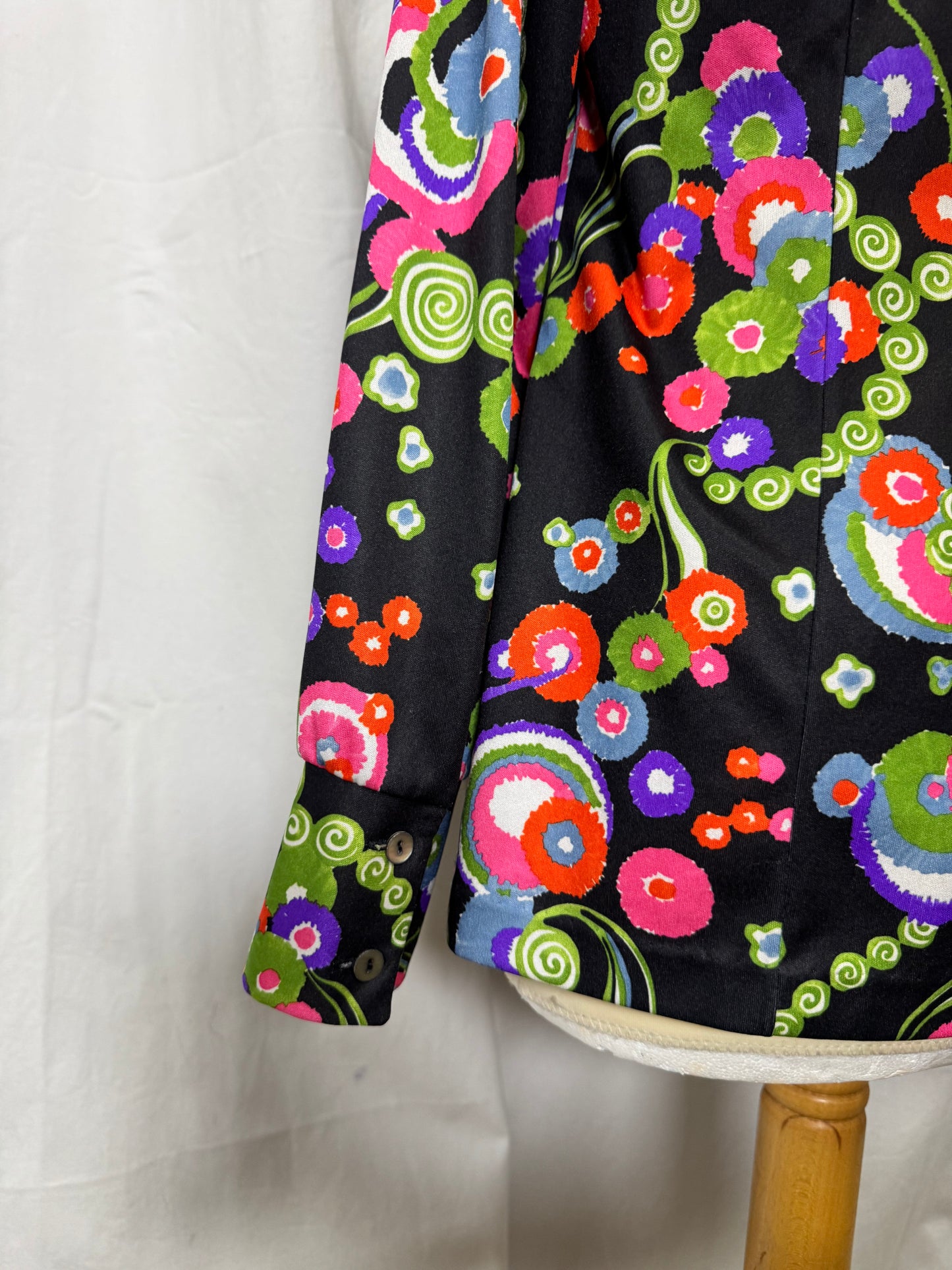 Chemise à motifs 70s