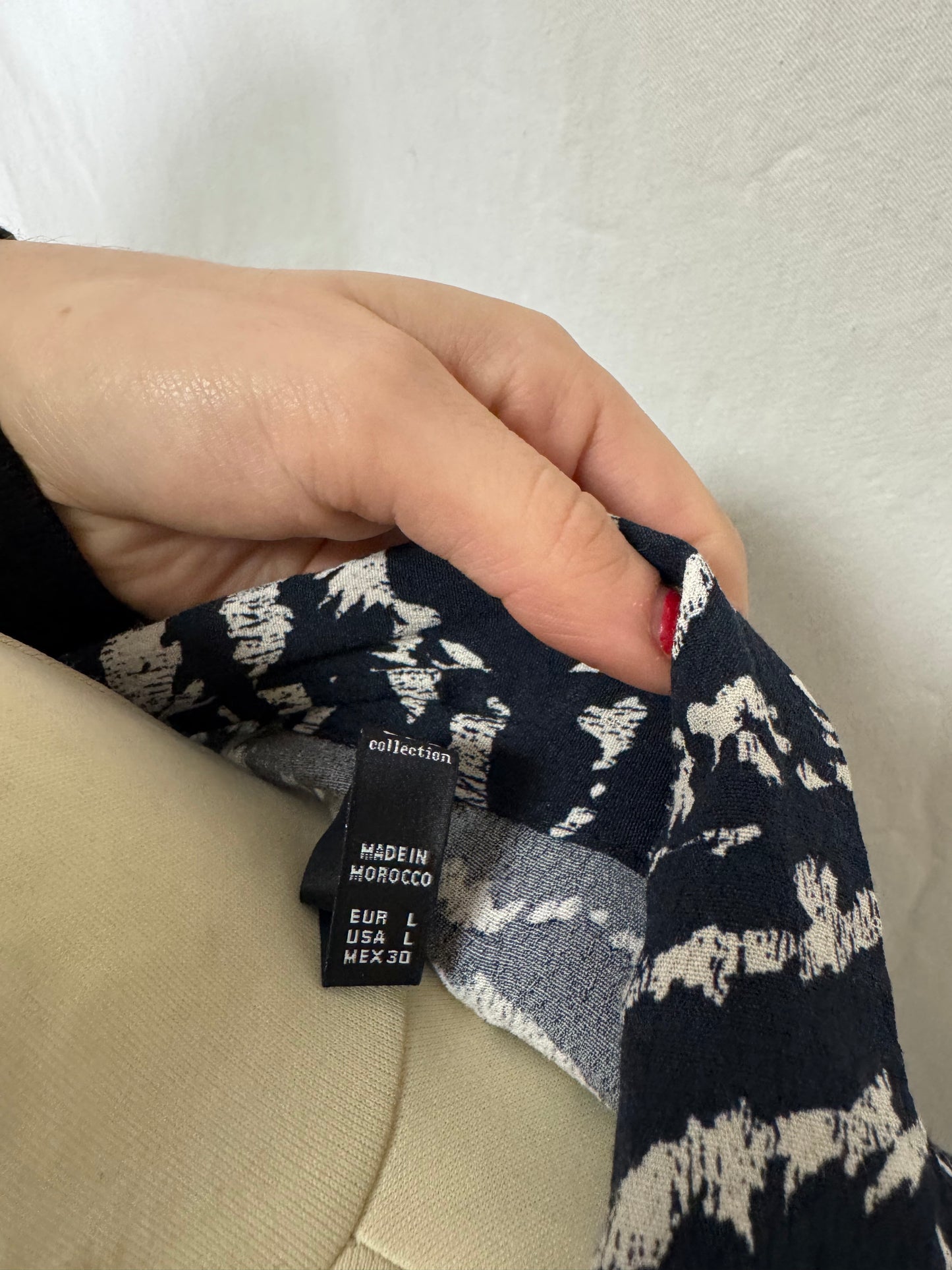 Chemise à motifs Zara