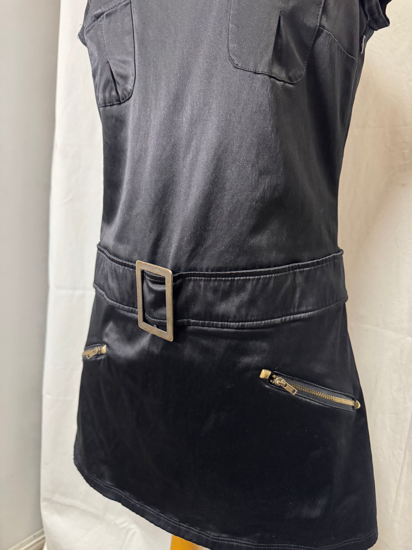 Robe courte noire 90s