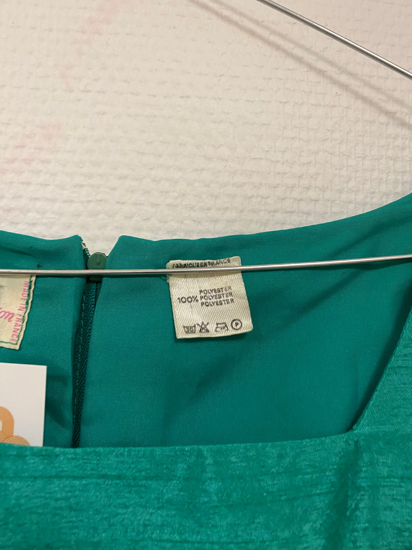 Robe verte 80s
