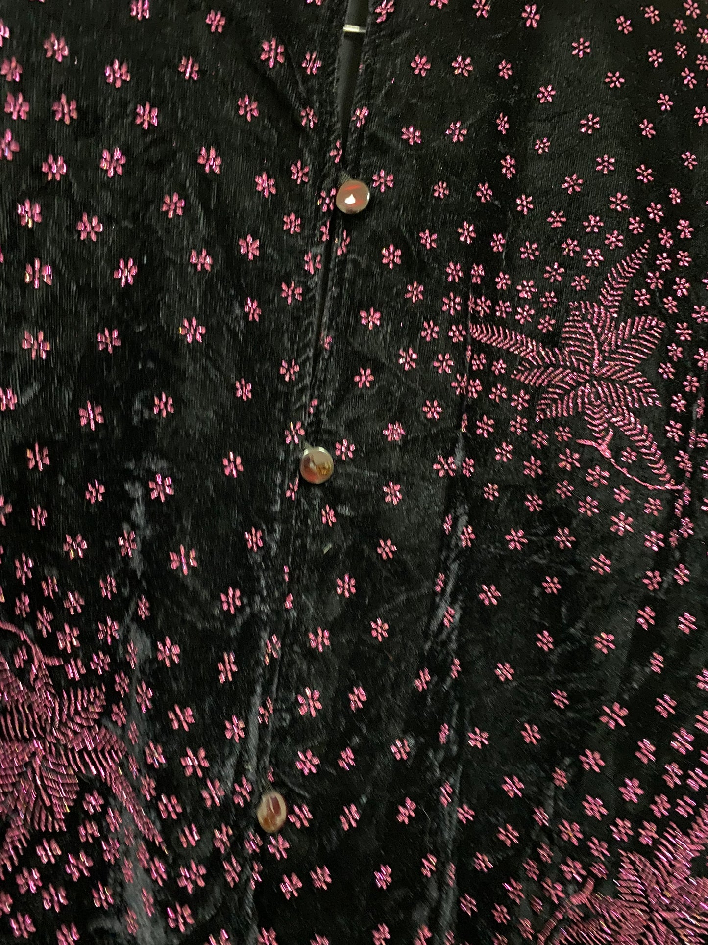 Veste à paillette rose