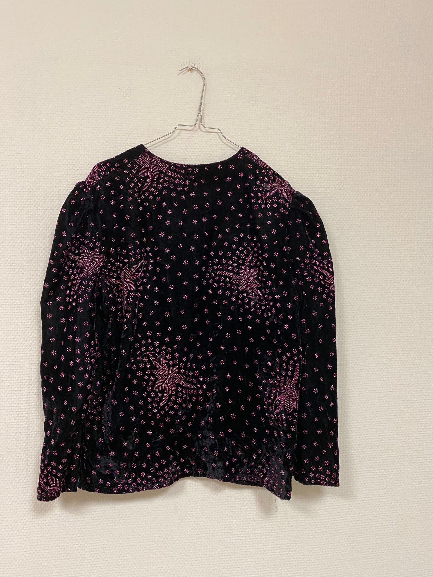 Veste à paillette rose