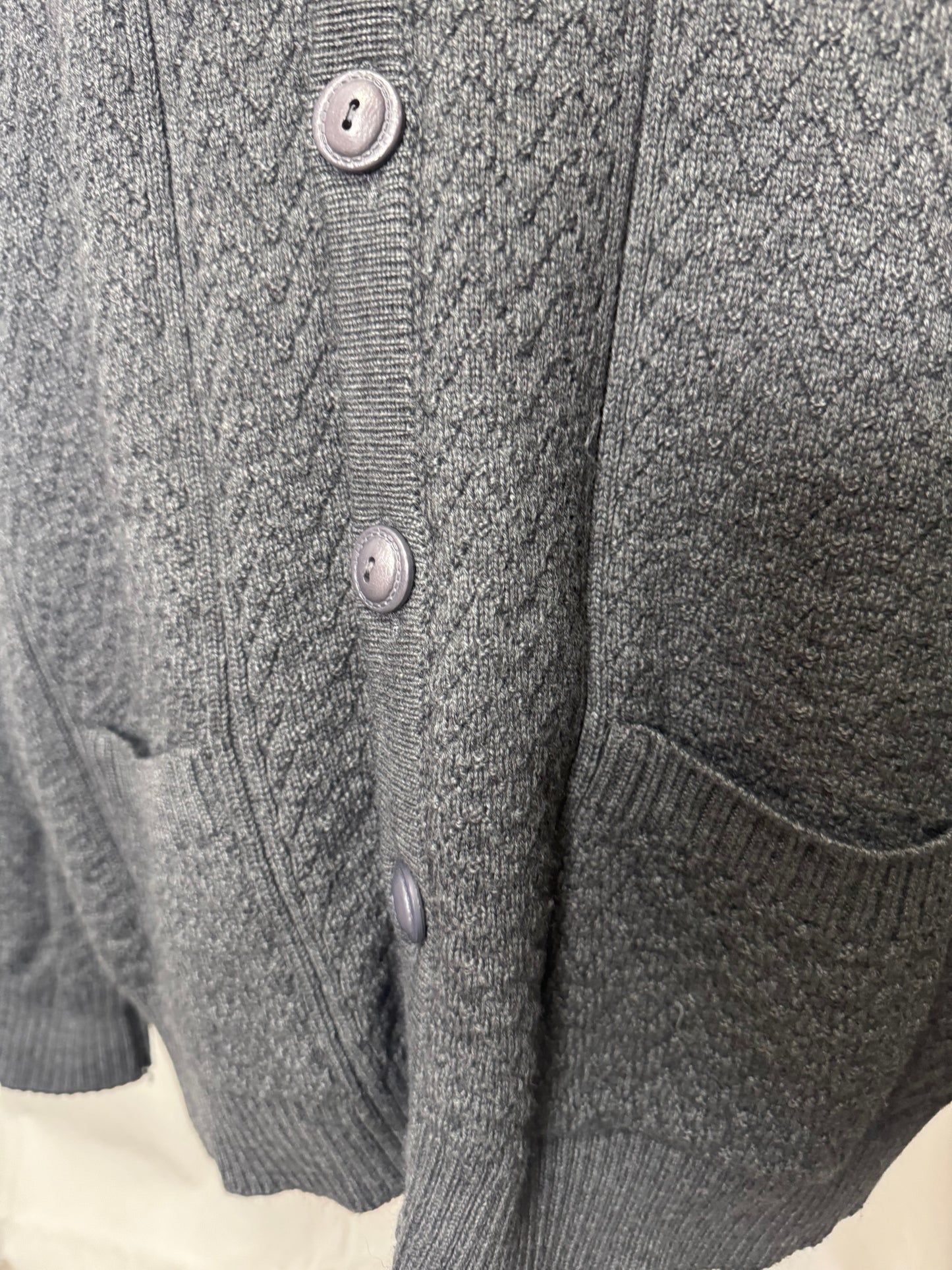 Gilet en laine gris