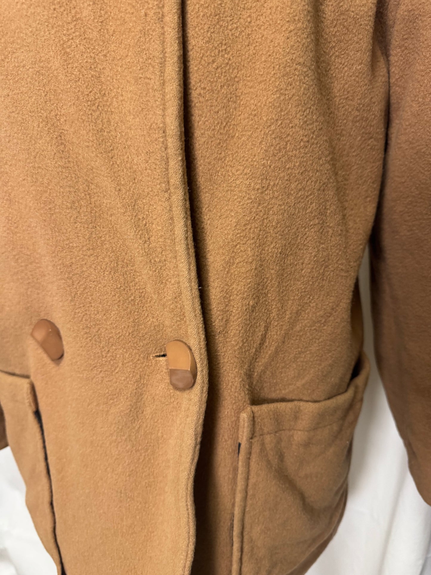 Manteau court marron