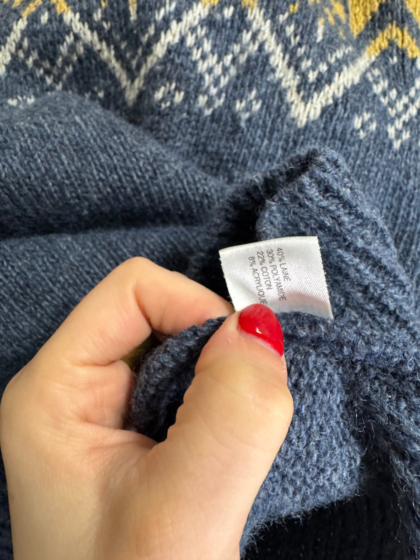 Pull à motifs 90s
