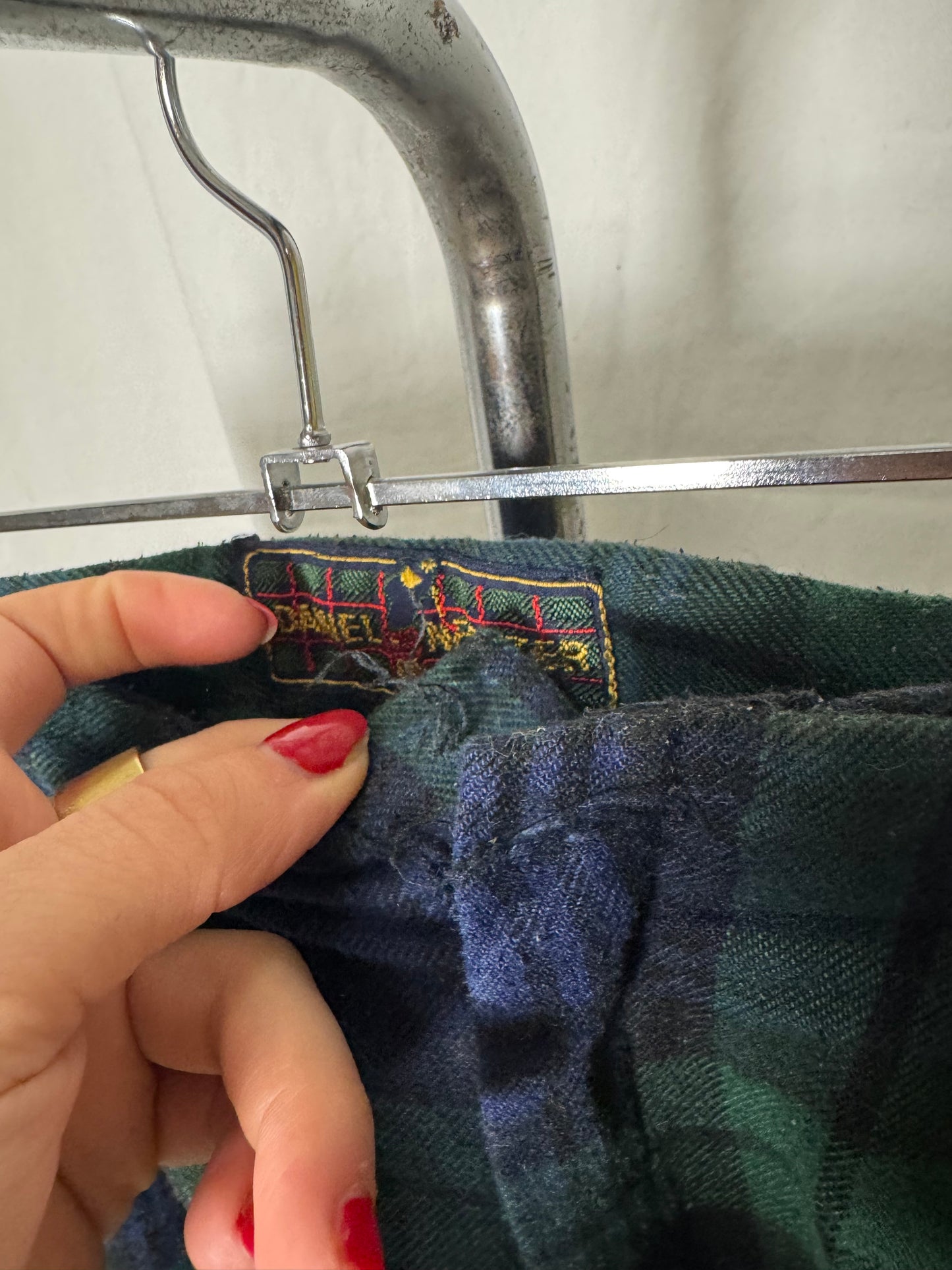 Pantalon écossais 80s