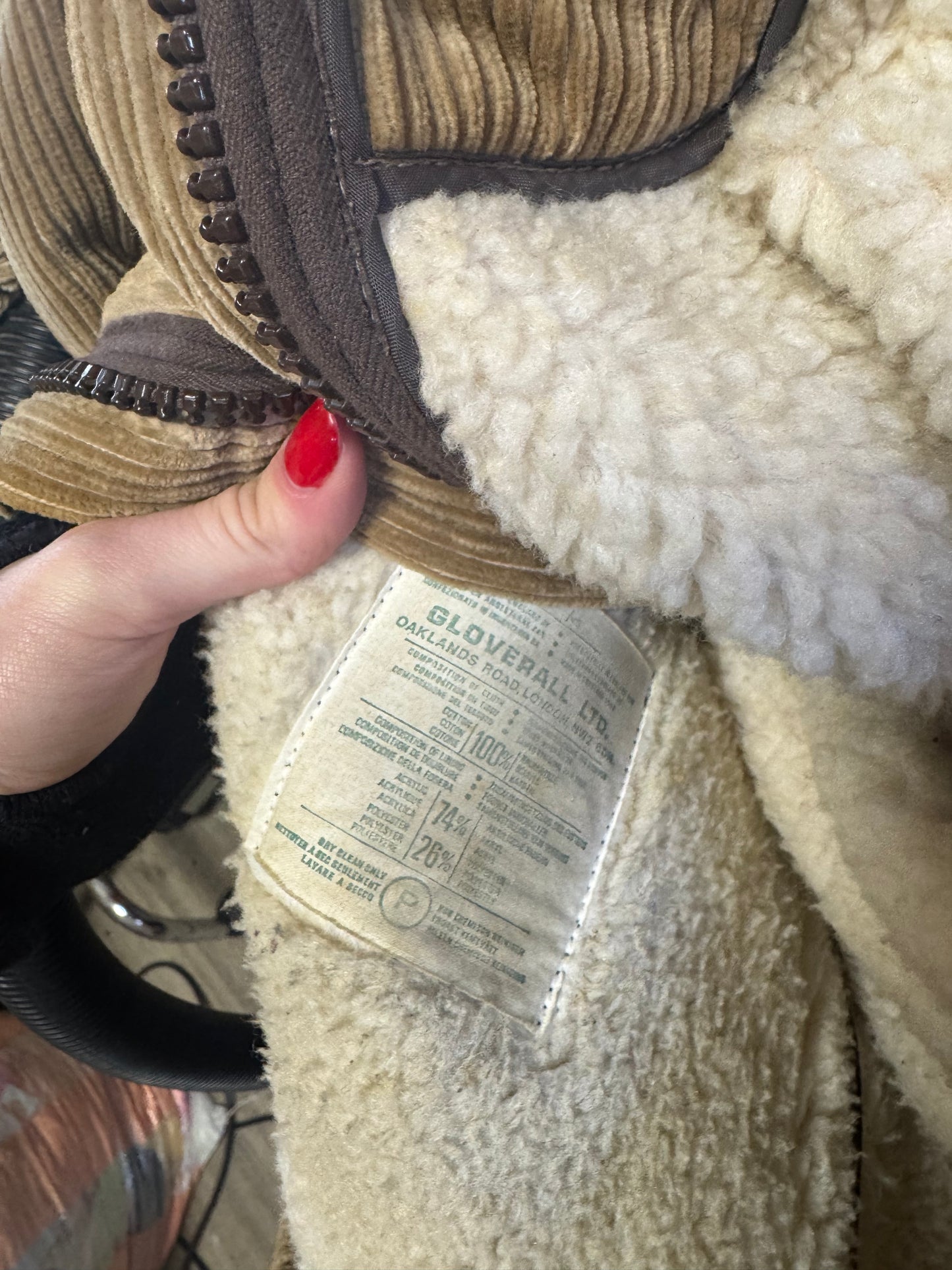 Duffle coat en velours côtelé Gloverall