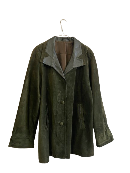 Veste en peau 80s