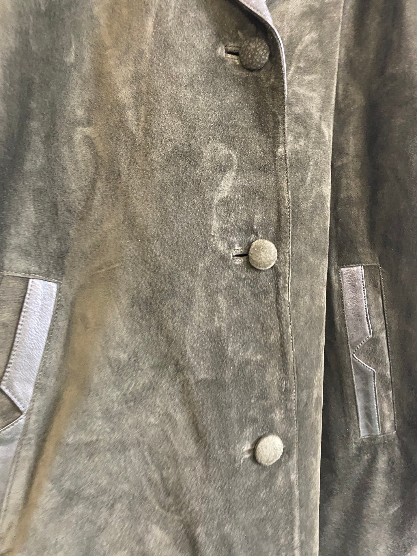 Veste en peau 80s