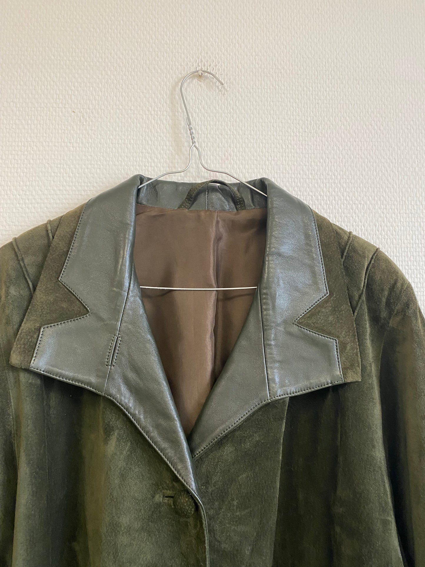 Veste en peau 80s