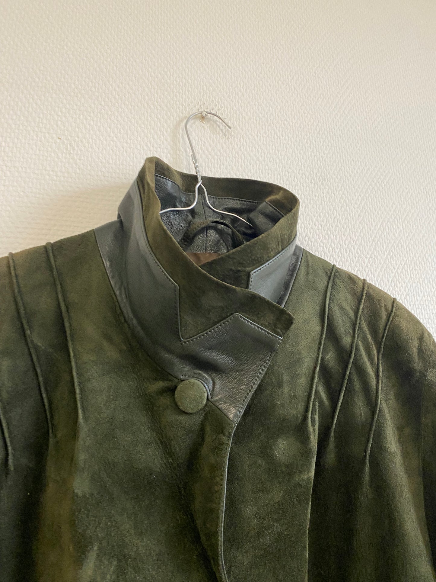 Veste en peau 80s