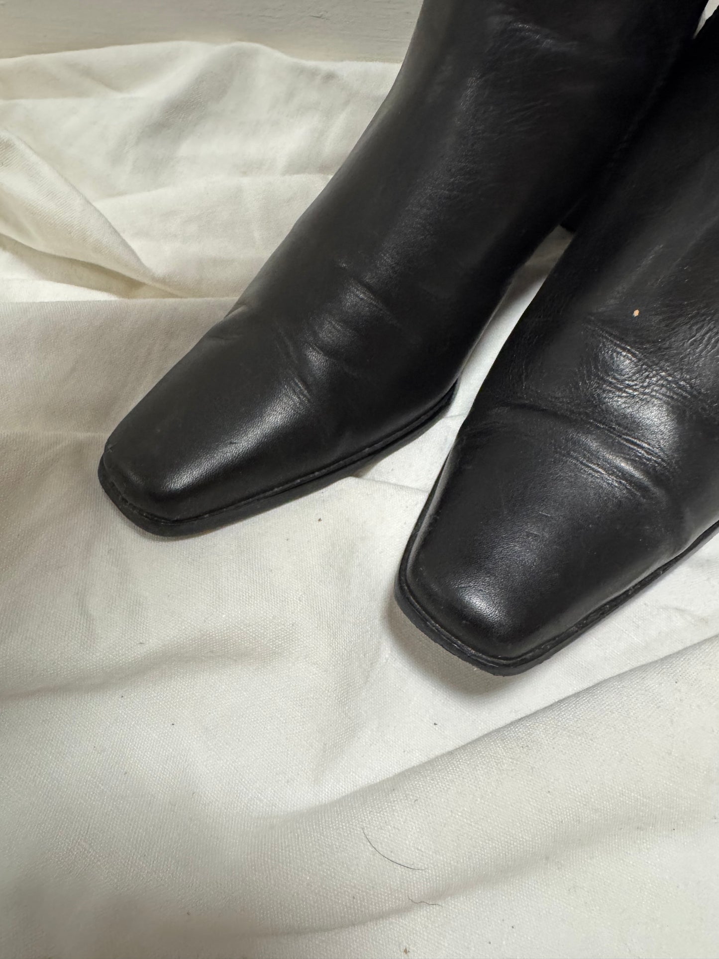 Bottines en cuir
