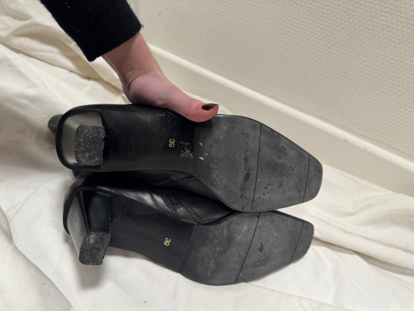 Bottines en cuir