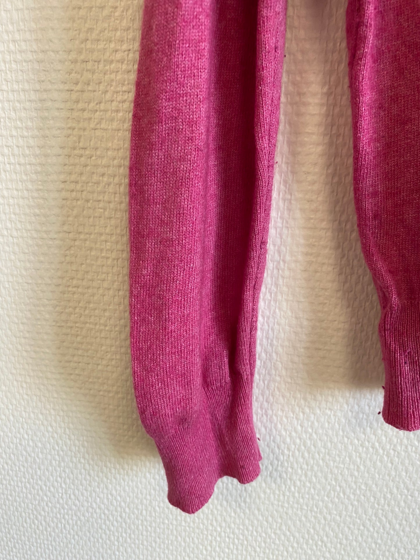 Pull en cachemire rose