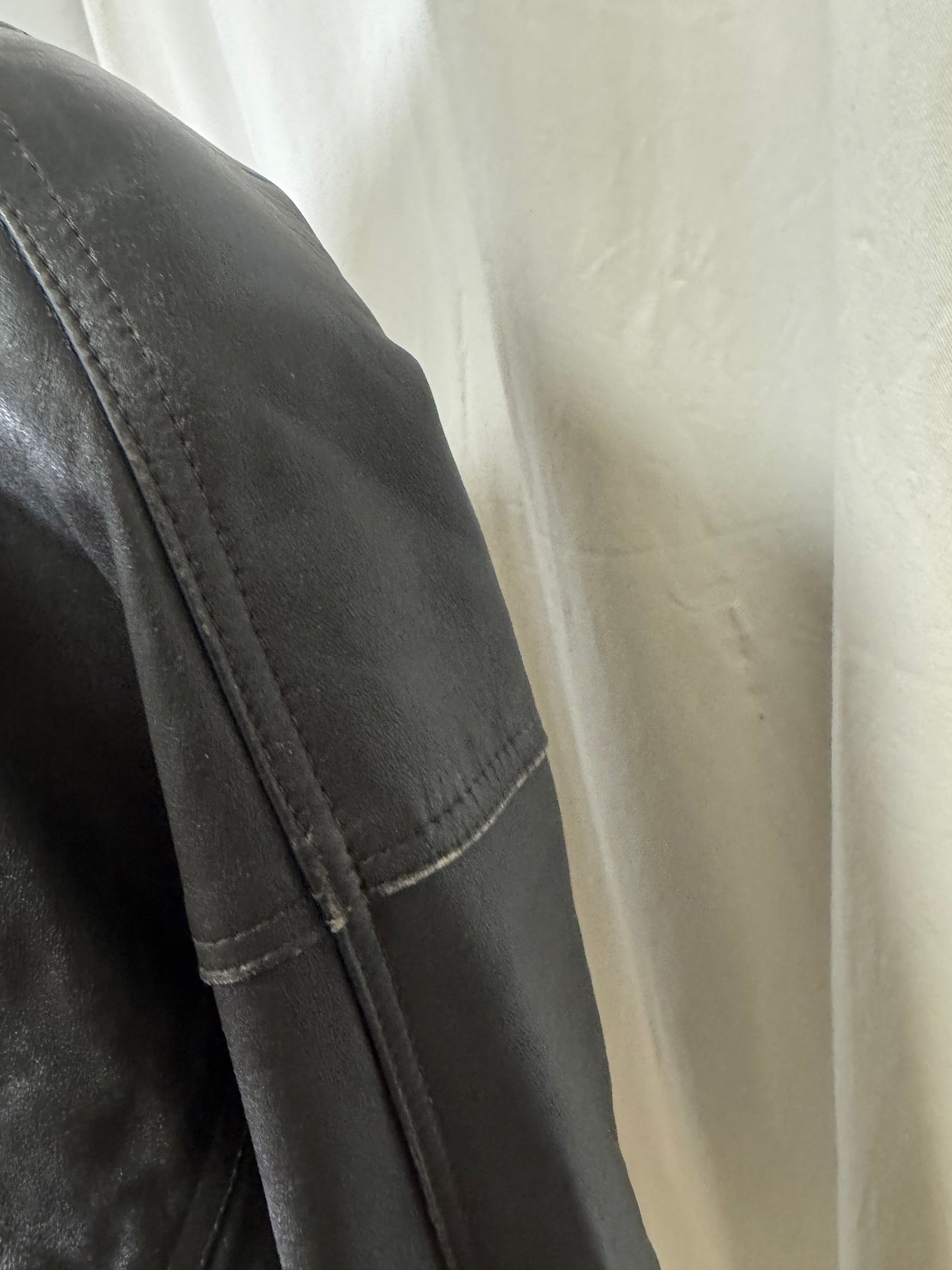 Veste en cuir 80s