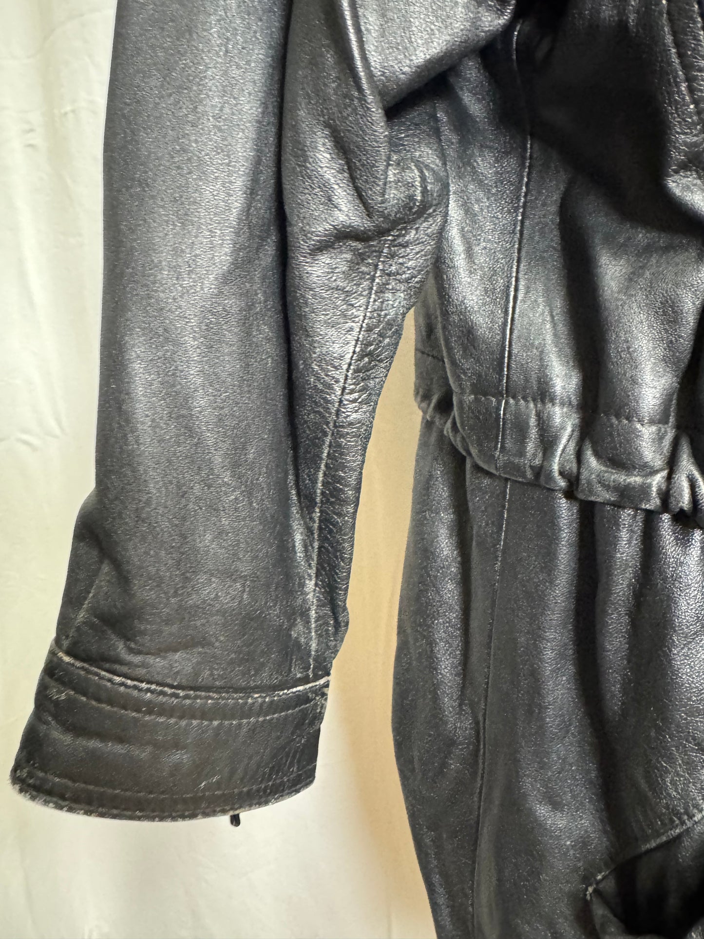 Veste en cuir 80s