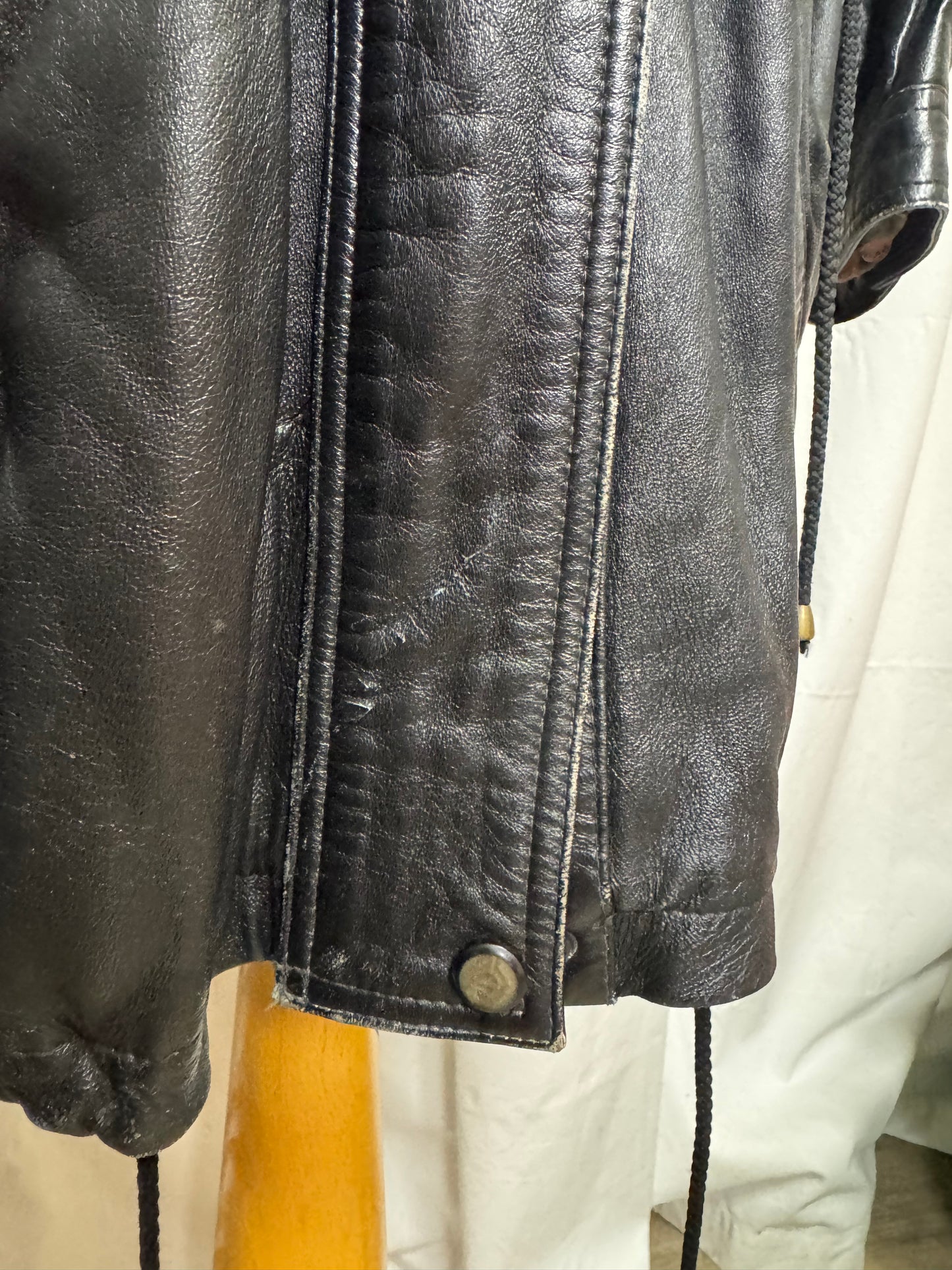 Veste en cuir 80s